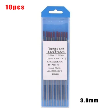 

10pcs Tungsten Electrodes WT20 Consumable Soldeing Rods Kit Arc Machine