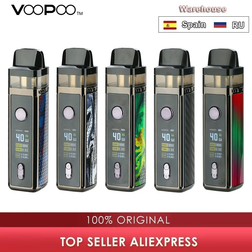 Оригинальный вейп набор VOOPOO VINCI Mod Pod с аккумулятором 1500 мА · ч капсулом 5 мл чипом