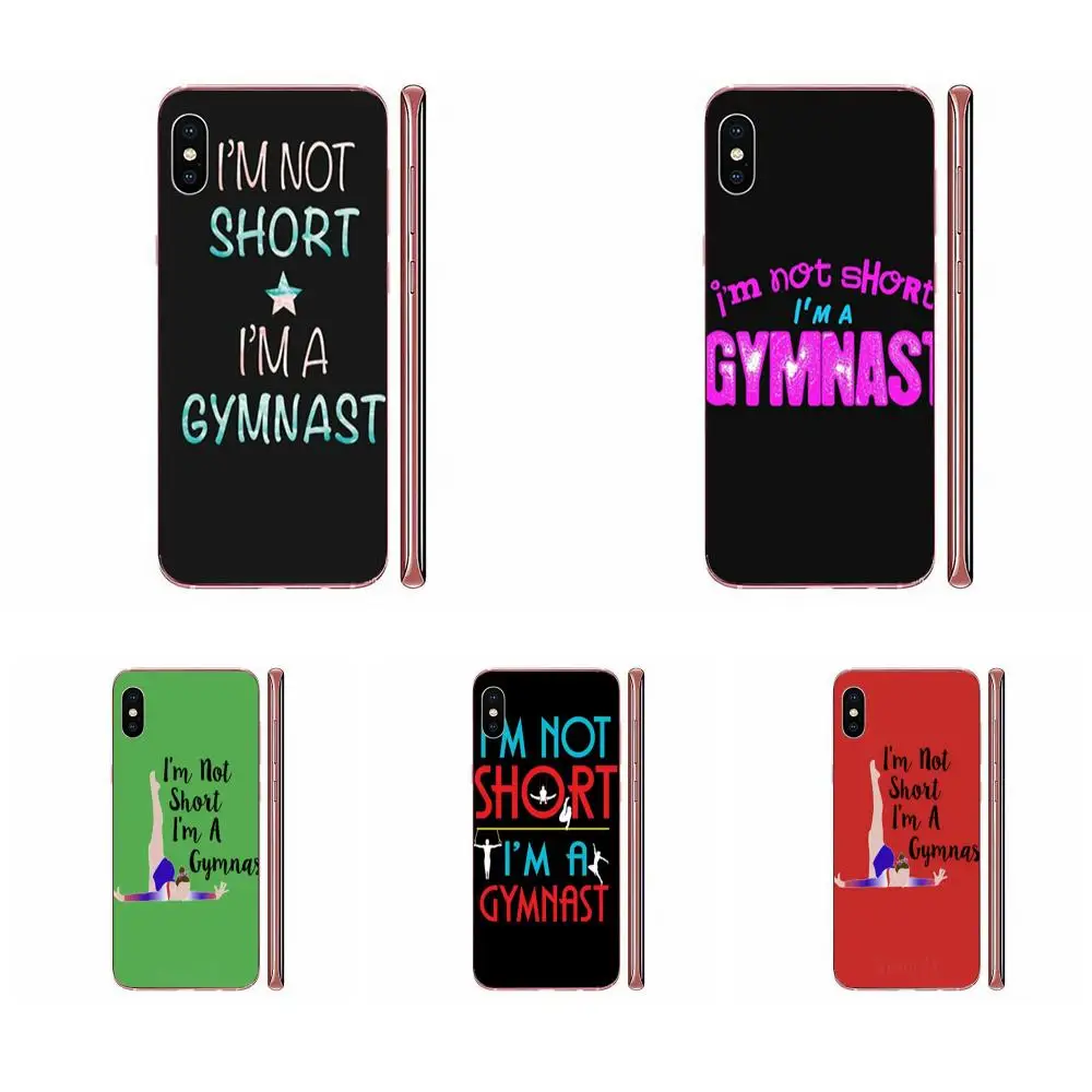 Цитаты Я не короткий я гимнастик для Galaxy Note 10 A10E A10S A20S A30S A40S A50S A6S A70S A730 A8S M10S M30S Lite Plus