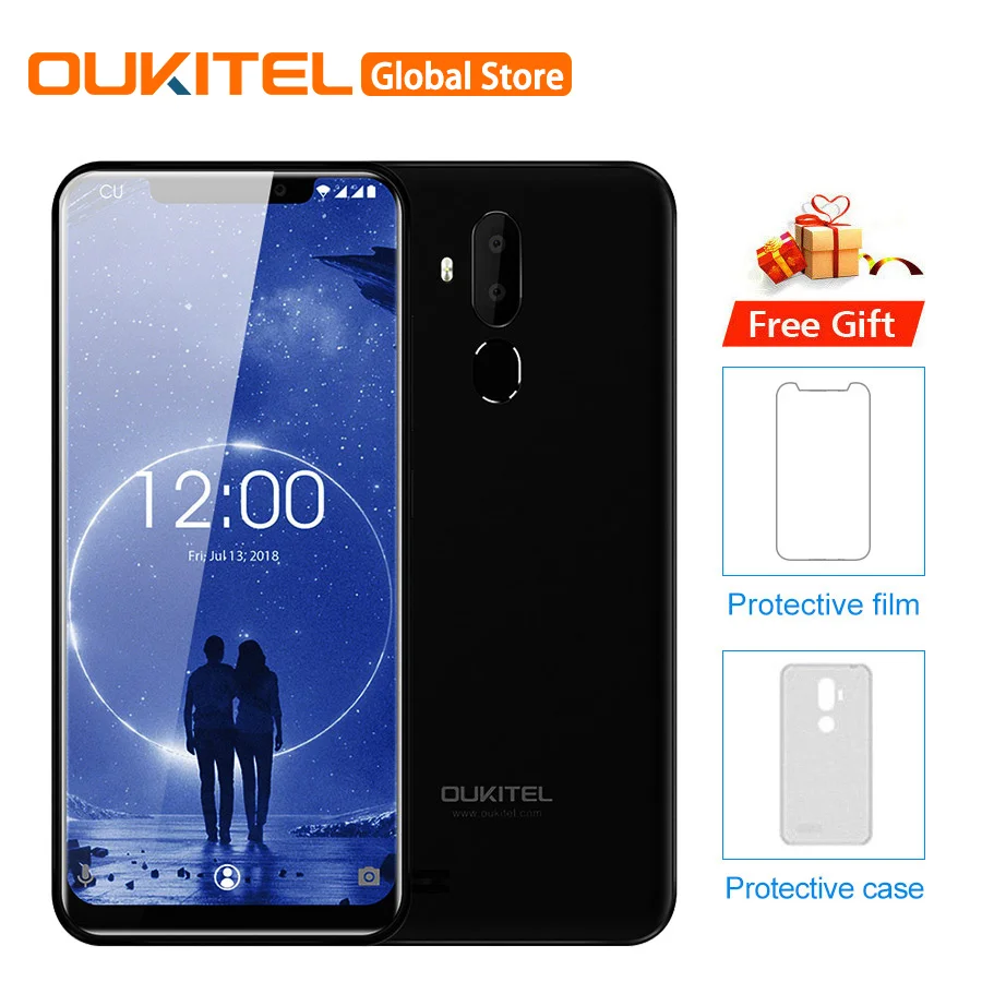 Смартфон OUKITEL C12, 2+16 Гб, экран 6,18", Android 8.1, процессор MTK6580 Quad Core, функция Face ID и сканер отпечатка пальца, аккумулятор 3300 мАч|Смартфоны и мобильные телефоны|   | АлиЭкспресс