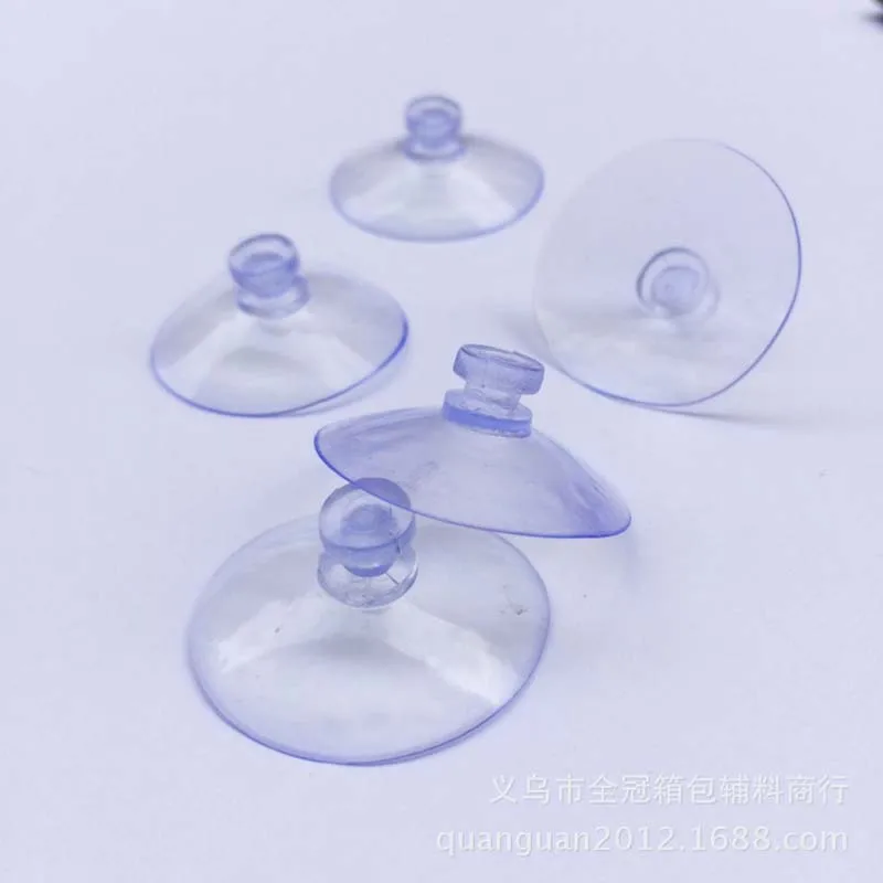 Strong Vacuum Suckers Suction Cups Mushroom Head Hooks Hanger Clear Sucker For Window Decoration Wedding Car 3/4/5.5cm 30PCs suction cup hook suction cups
