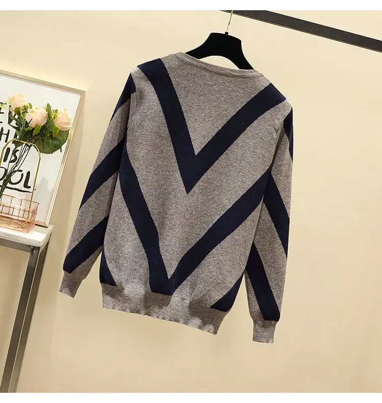 BOBOKATEER/Модная зимняя одежда, большой размер, вязаный свитер для женщин, повседневный Свободный пуловер больших размеров, Женский пуловер, новинка, осень