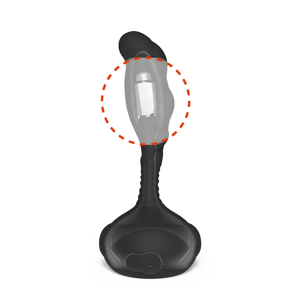 Vibrating Anal Beads Butt Plug For Men With 10 Speed Stimulation_voghion.com