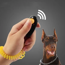 Clicker Key-Chain Dog-Training Aid-To-Sound Pets Plastic Cat Wrist-Strap Adjustable 1piece