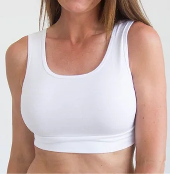 

Women's Popular Solid Color Sleeveless Navel Sports Vest Tube Tops