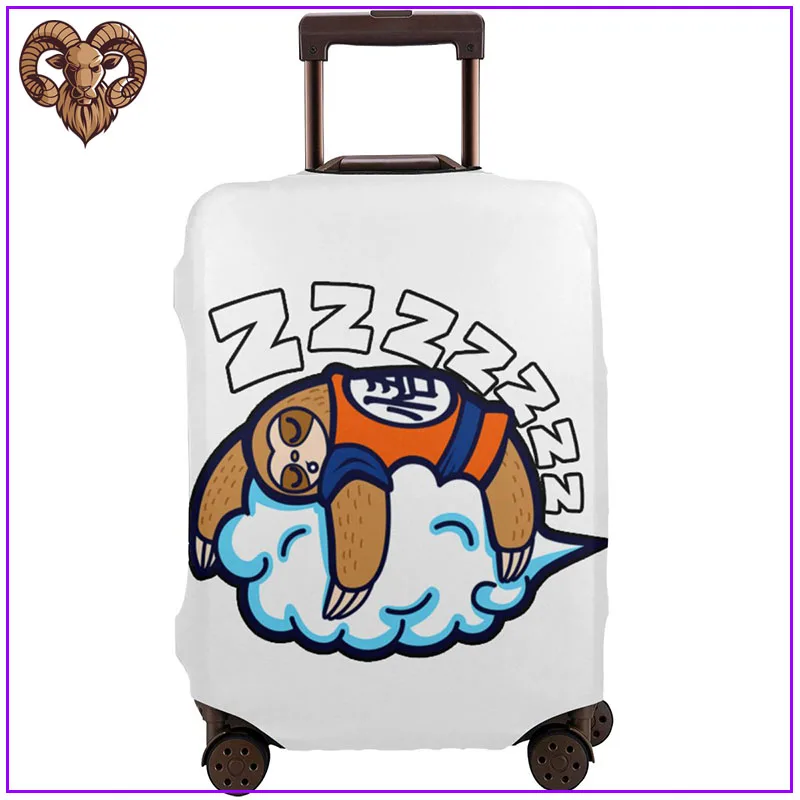 Sloth Nap On Cloud travel accessories Protector Luggage Cover monkey cute kids luggage interesting 2020 new fashion DIY tag | Багаж и