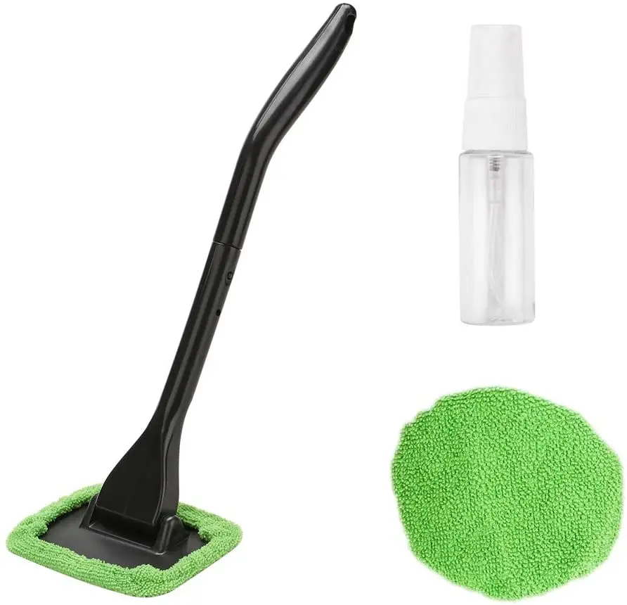 Use Wet or Dry LanLan Microfiber Windshield Brush Car Glasses Cleaner Washable Cleaning Tool New 07YS 