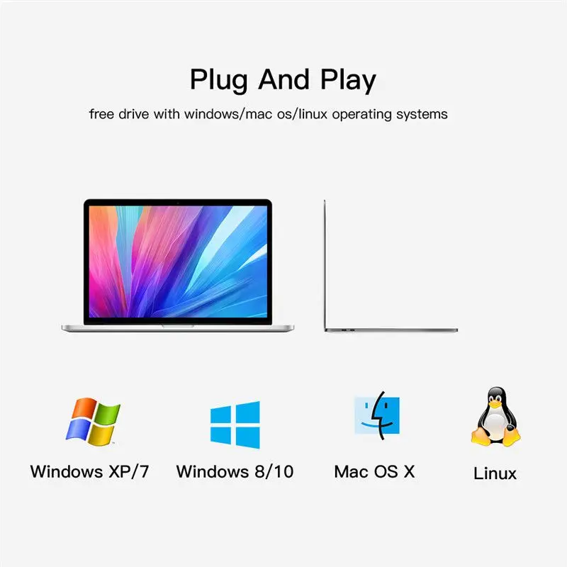 USB C HUB 4 Port Type C to USB 2.0 Splitter Converter OTG Adapter Cable for Macbook Pro iMac PC Laptop Notebook Accessories