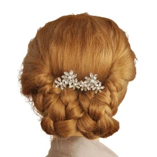 TRiXY H79 Стразы невесты головной убор аксессуары для волос невесты заколка для волос Стразы Свадебные Заколки Свадебные аксессуары для волос