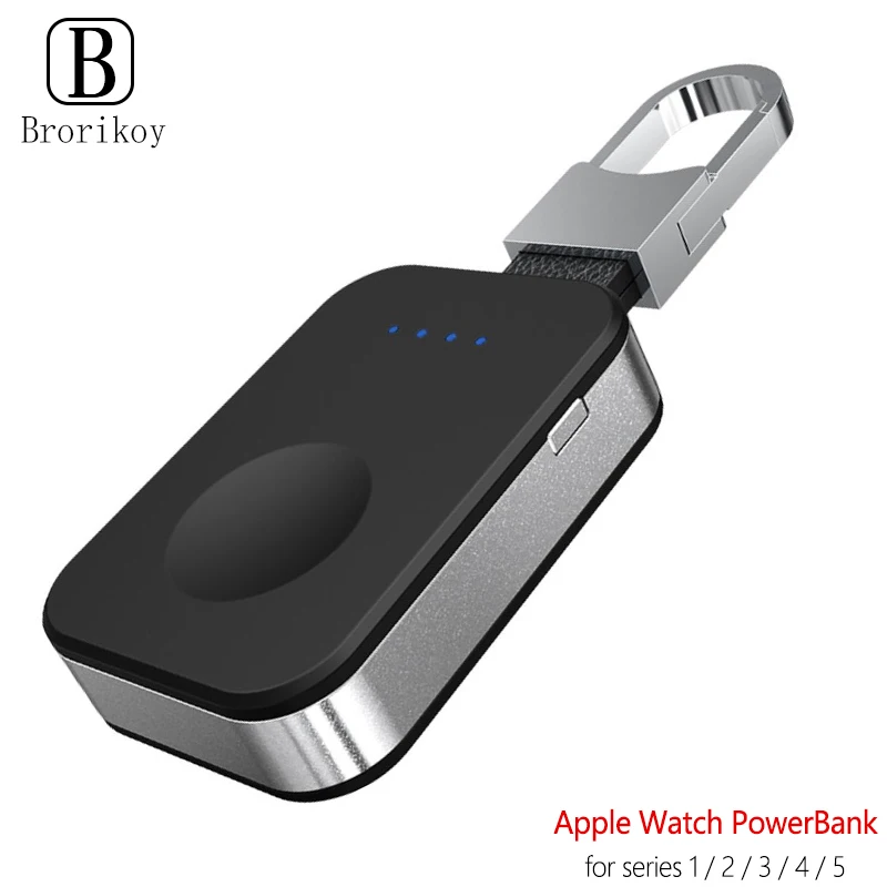 Qi Wireless Charger 950mah Power Bank for Apple Watch 5 4 3 2 1 Magnetic Portable Powerbank Thin External battery for iWatch 4 5
