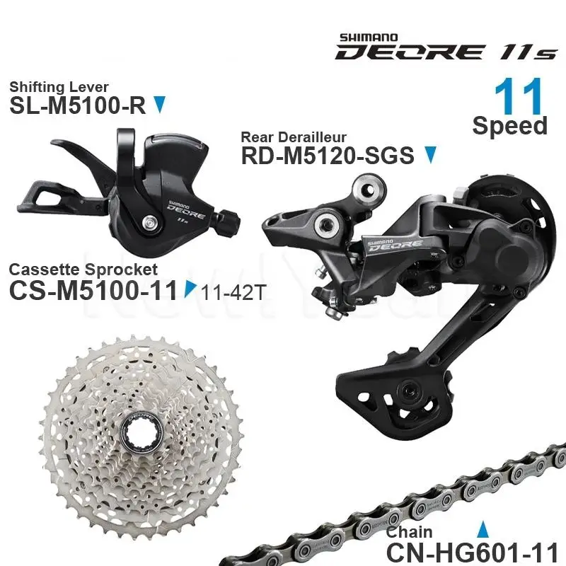 Shimano – Deore M5100 M5120 11v, Levier, Dérailleur Arrière, Shadow Rd ...