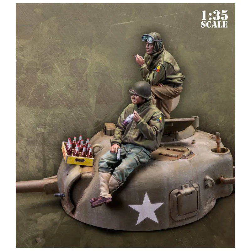 1/35 каучуковая фигурка модели наборы танк и Кокс Unassambled Неокрашенный 667