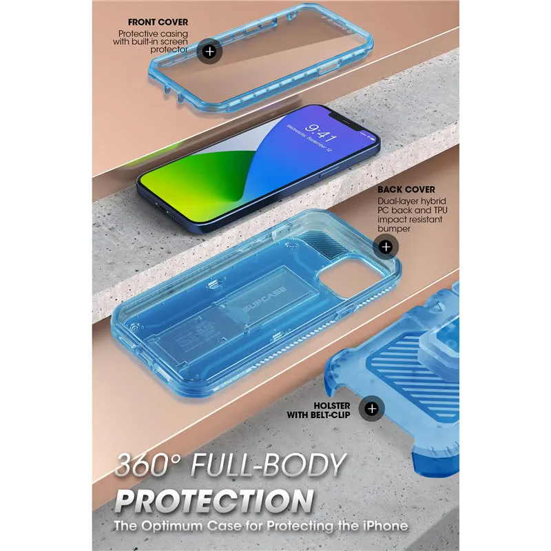 Supcase Voor Iphone 12 Case 12 Pro Case 6.1 