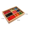 Montessori Language Toy Wood Solid Grammar Symbols Language Exercises Toys Basic Wooden Grammar Symbols With Box Preschool Train 6