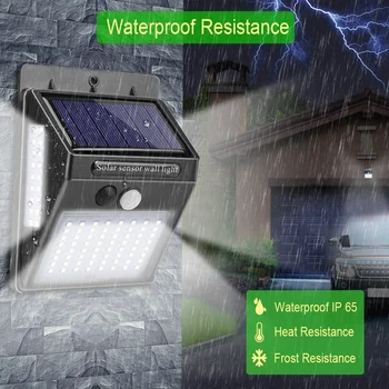 

Sturdy Solar Garden Light 100LED Patio ABS Durable Illumination Outdoor LED Light Waterproof Solar Light Induction Lamp Sensor