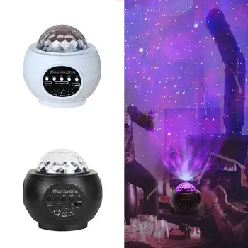 

Led Starry Sky Projector Light Sleep Instrument Sky Acrylic Moon Stage Light Laser Light Night Water Pattern Star Ball Light