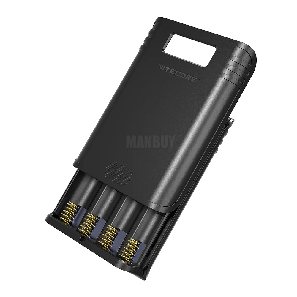 Зарядное устройство NITECORE F4 FlexBank 2 в 1 смарт зарядное USB 4 слота внешний дорожный