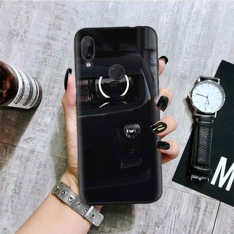 Черный чехол для спортивной машины M3 для Xiao mi Red mi Note 8 7 7S 7A 6 S2 GO K20 Pro 6A mi 6X 5X A1 CC 9 8 чехол для телефона