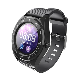 

M12 Hot Selling round Screen Card Instert Remind Touch Screen Photo Shoot Bluetooth Phone Information Step Count Smart Watch