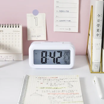 

Led Digital Alarm Clock Electric Big Numbers Night Light Kids Room Electronic Gadgets Relogio Digital Mesa Cute Clock CC50NZ