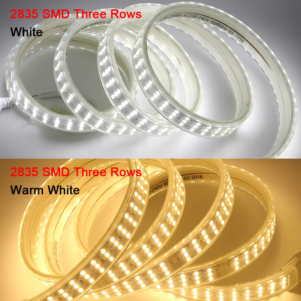Super Bright 2835 5730 LED Strip Light 220V 110V 240Led/276Led