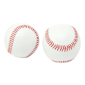 

High Quality PVC Upper Rubber Inner Soft Baseball Balls Softball Ball Training Exercise 9" Handmade Baseballs