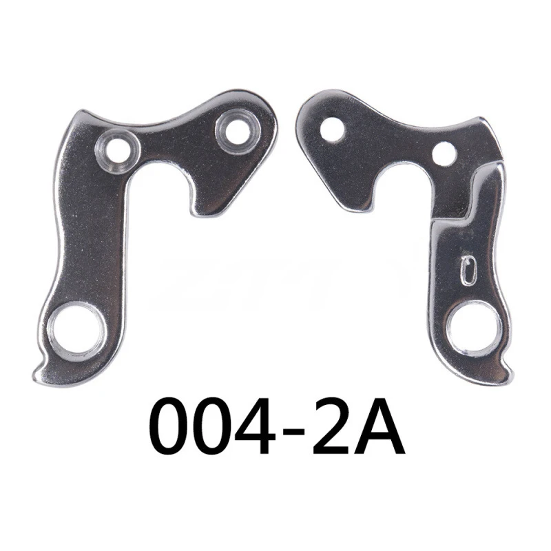 Aluminum Alloy Silver Bicycle Frame Parts Lug Fixed Transmission Rear Derailleur Hanger Cycling Frame Gear Tail Hook Parts - Цвет: 004 2A