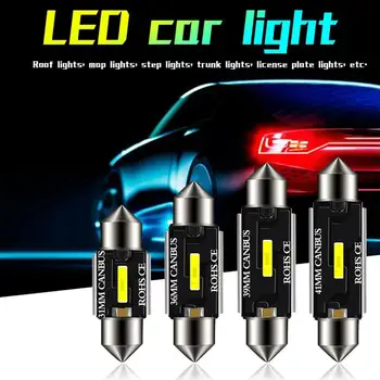

New Festoon CSP LED Bulbs 31mm 36mm 39mm 41mm C5W C10W Super Bright Car Dome Light Canbus No Error Auto Interior Reading Lamps