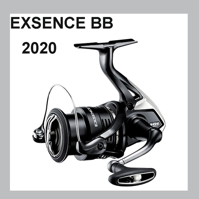 4 each SHIMANO EXSENCE 4000MXG, FRONT DRAG, SPINNING, REELS