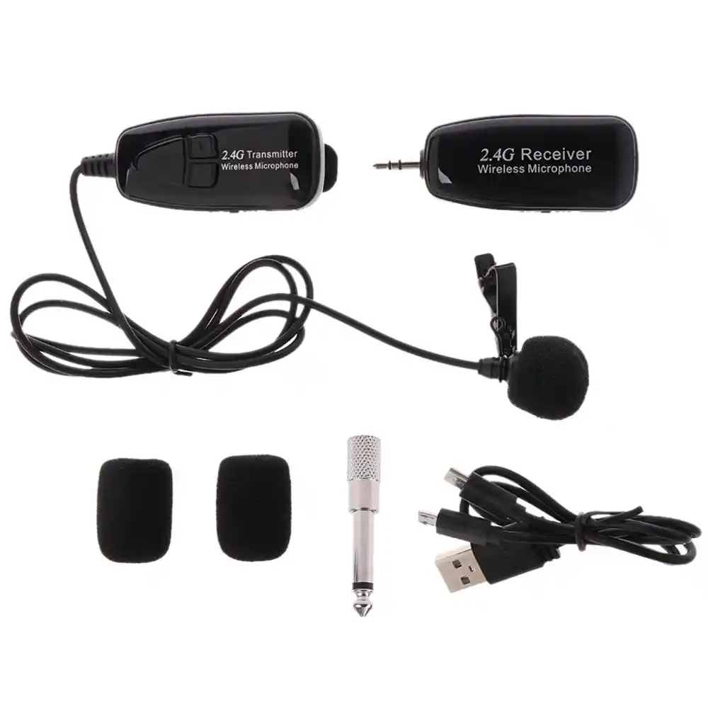 lapel mic and speaker