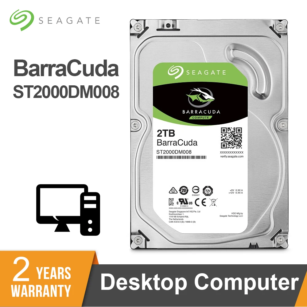 Seagate новый 3 5 'ƈ ТБ 7200RPM SATA 6 ГБ/сек. настольный жесткий диск внутренний