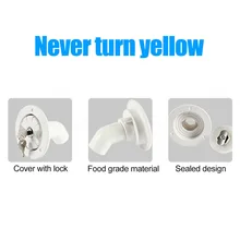 Пластиковый фильтр с запираемым наполнителем на шею RV люк лодка Танк трейлер аксессуары свежий караван Впускной гравитационный водный вход