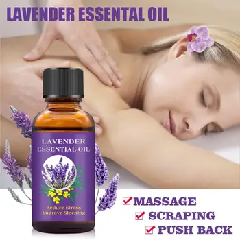 

30ml Relieve Stress Lavender Essential Oil Pure Natural Pure Skin Care Oil Diffusers Essential Massage Body Oils Aromathera X3L0