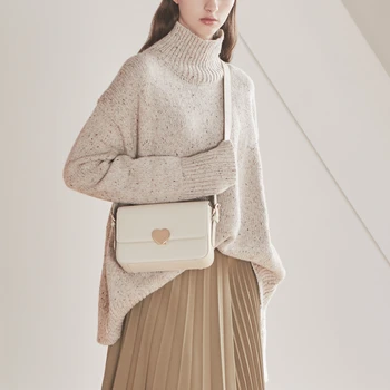 

2020 Genuine Leather Single Shoulder Package Armpit Bag Woman Concise Small Square luxury handbags women designer free shipping