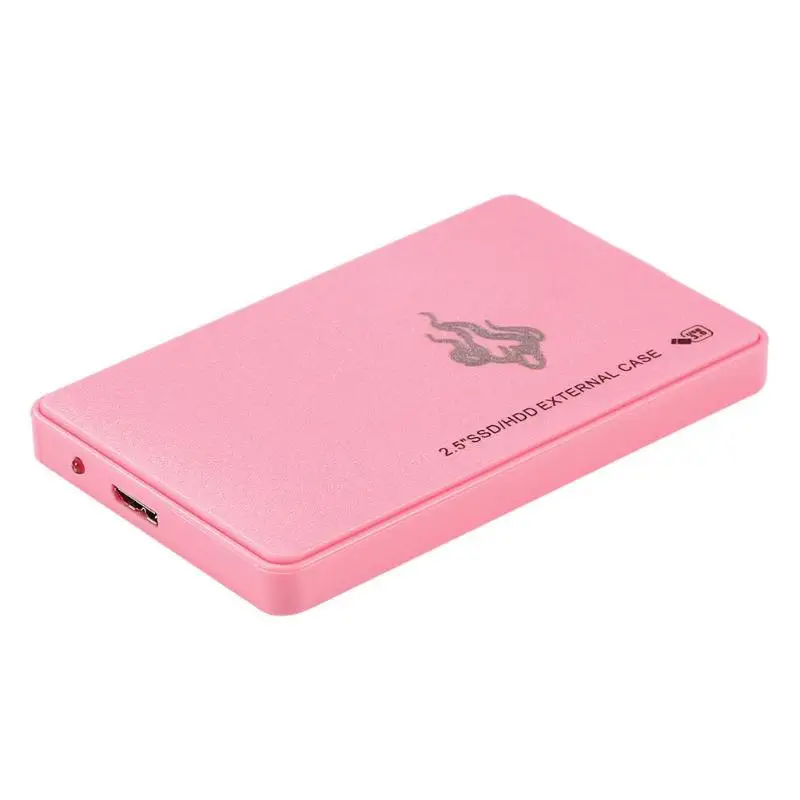 2TB Розовый 2 ТБ 1 ТБ 500GB 2,5 дюймов USB 3,0 внешний жесткий диск SATA III устройство хранения памяти портативный HDD для настольного компьютера - Цвет: 2TB
