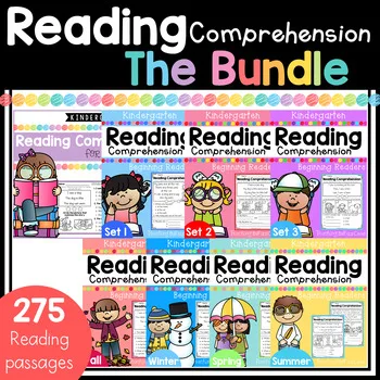 kindergarten reading comprehension passages and questions the bundle pdf file worksheets workbooks for kids language aliexpress