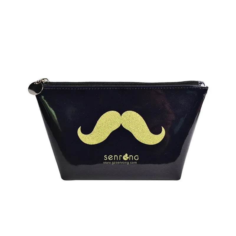 

Beauty Expo Pu Beard Cosmetic Bag Customizable Waterproof Portable Makeup Bag Folding Multilayer Wash Bag L No.