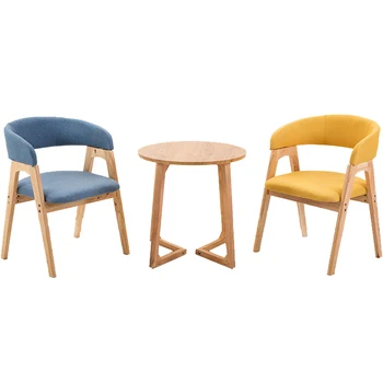 

Dining Chair Nordic Restaurant Cafe Dessert Shop Network Red Chair Negotiate Solid Wood Chair Modern Simple Milk Tea Shop Tables