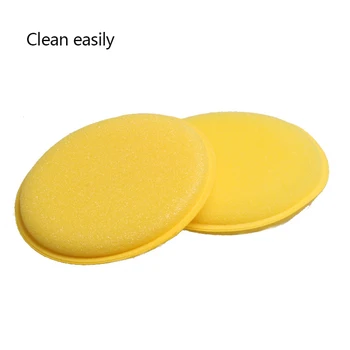 

12Pcs Car Accessories Washing Tools Soft Microfiber Car Wax Applicator Pad Polishing Sponge for Apply and Remove Wax Auto Care