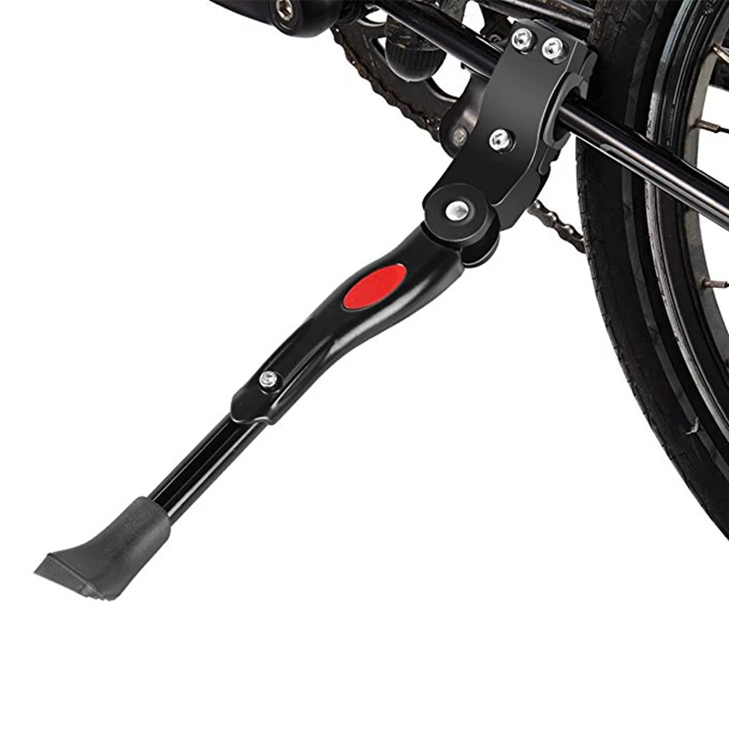 Adjustable Aluminum Alloy Kick Stand For Bicycle MTB Cycling Part-Black