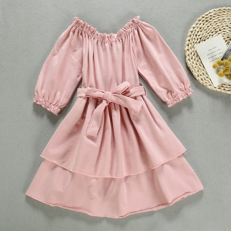 

Hot Good Quality Autumn Winter Girls Cute Long Sleeve Dresses Baby Girl Clothes Princess Dress #11