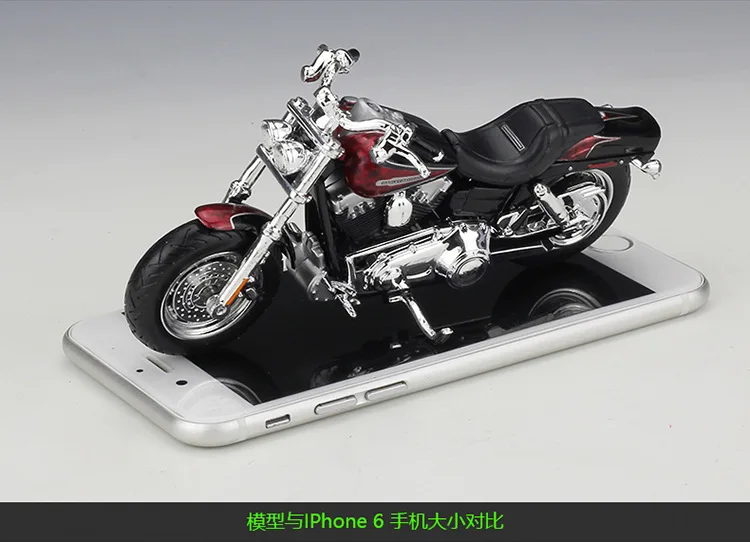 Maisto 1: 18 Harley 2009 fxdfse CVO Fat Боб модель мотоцикла сплава модели