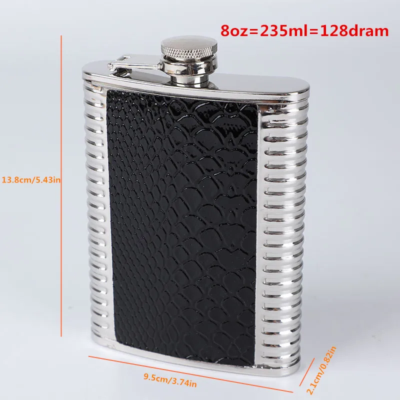 Горячая Распродажа 8oz Москва виски бутылка водки кувшин 304 нержавеющая сталь