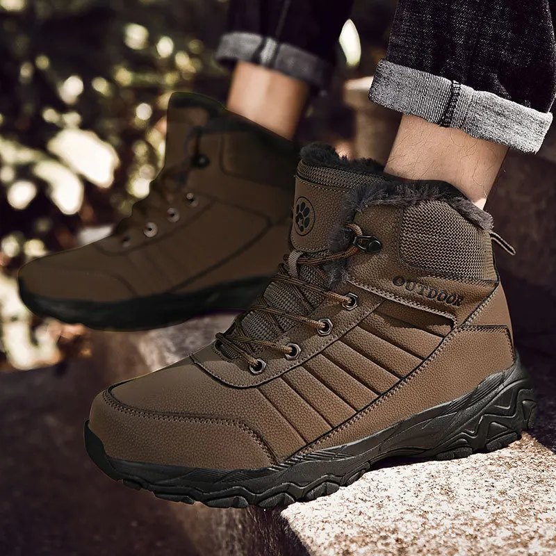 Hot Selling Large Size MEN'S SHOES Outdoor MD Outsole Sports Outdoor Climbing Boots Cotton-padded Shoes M751 Anti-slip Wear