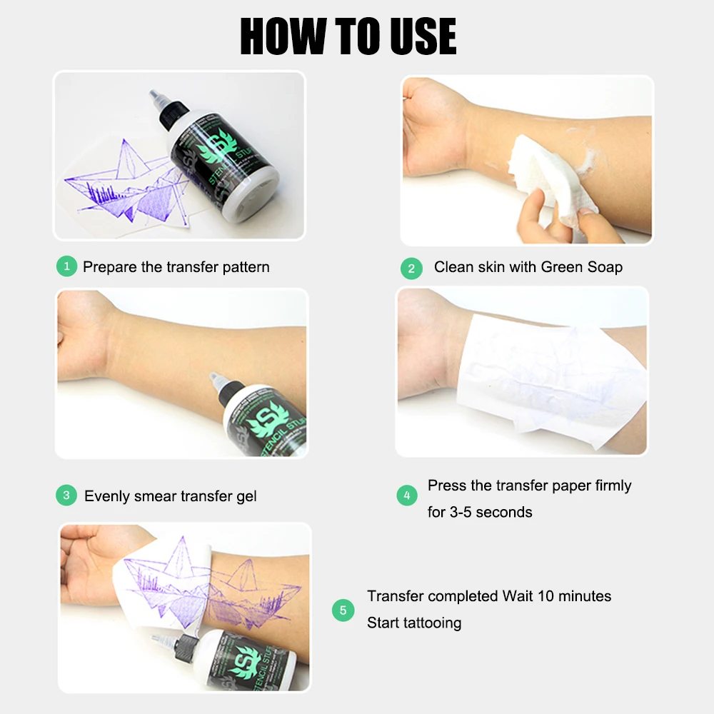 Tattoo Transfer Gel Solution Tattoo Transfer Stick Ointment - Temu
