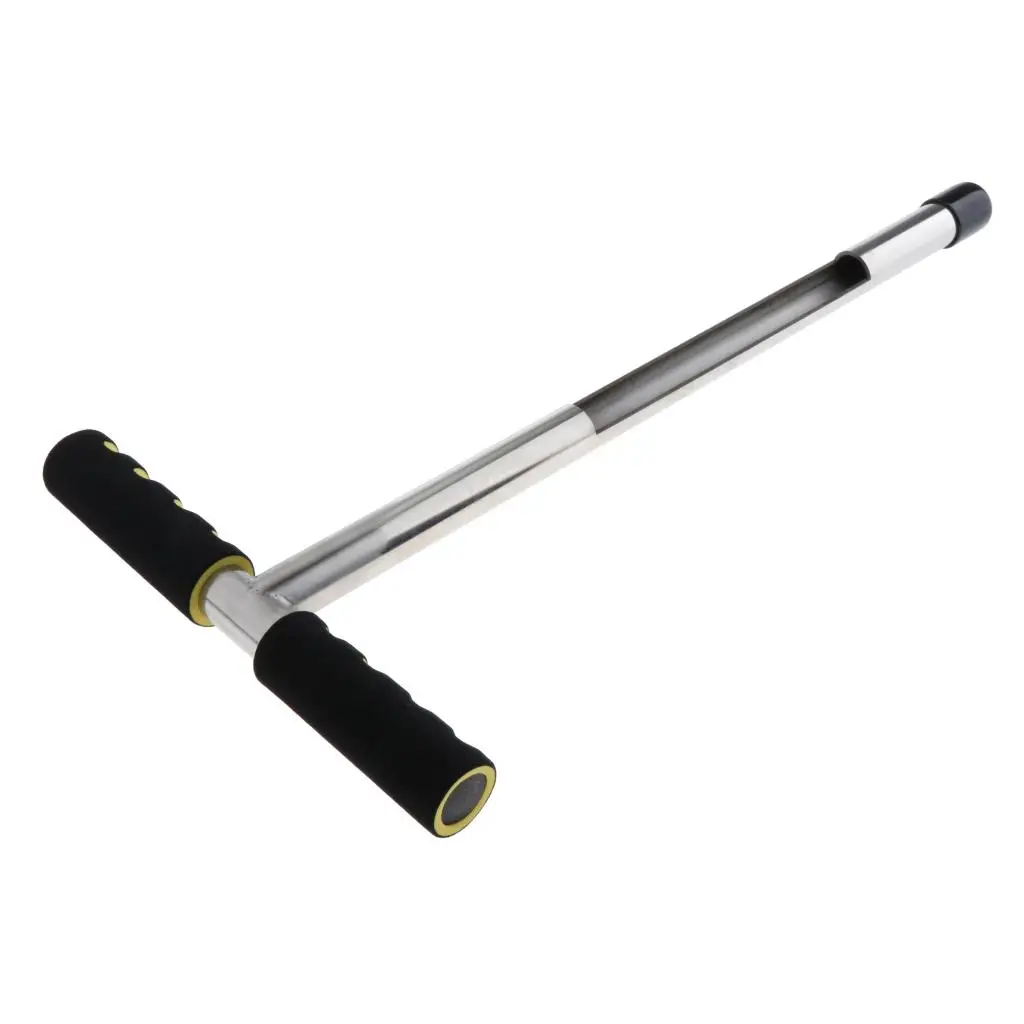 Stainless Steel Soil Sampler Probe, 20inch Soil Test Kits with Anti-Slip Handle Cover, Great for Plant Care Garden Lawn Farm