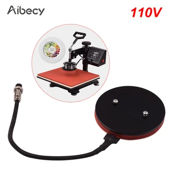 

Aibecy Small Heat Press Plate Pad Silicone Heating Pad Mat 12.5cm/4.9in 110V / 220V for multi-functional heat press machine