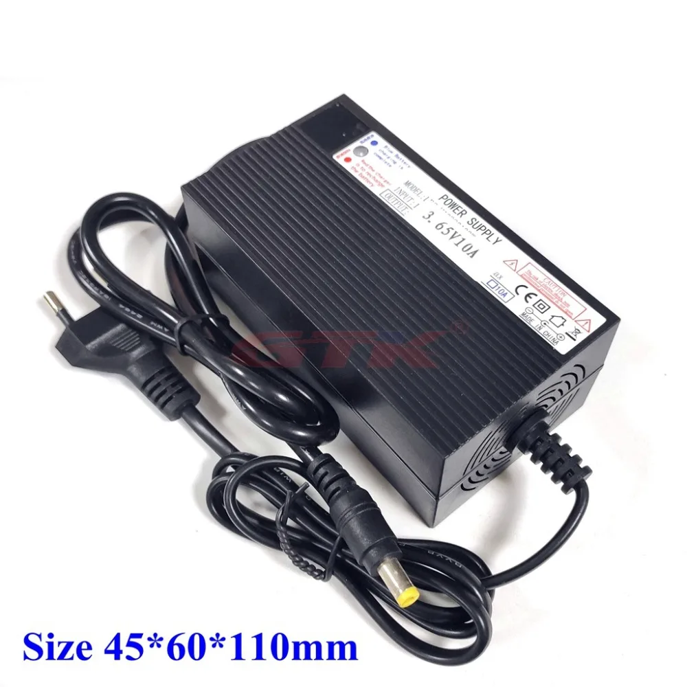 1s 3.65V 10A Lifepo4 Lithium 10A 8A 14.6v 5A fast Charger for 3.2v use single cell repair recover DC plug+ clips