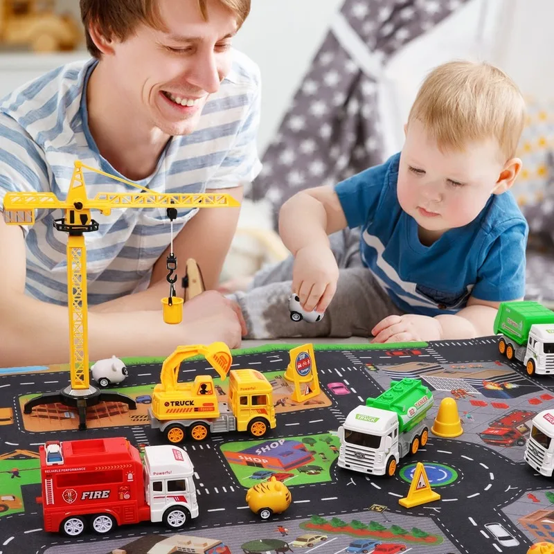 Инженерные строительные транспортные средства игрушки наборы с игровой