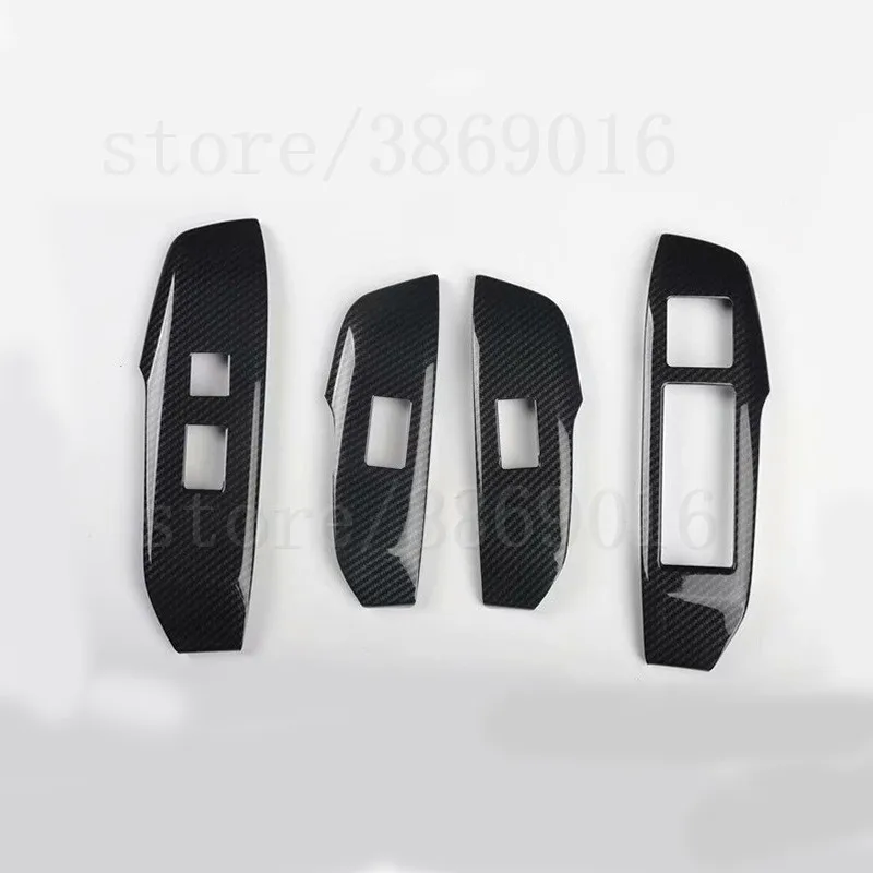 ABS Chrome Inner Car Door Armrest Window Lift Switch Button Protection Cover Trim For LEXUS NX200T NX300T - Цвет: 2
